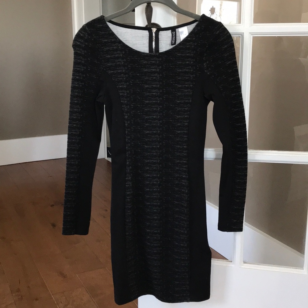 H&M Long Sleeve Mini Dress